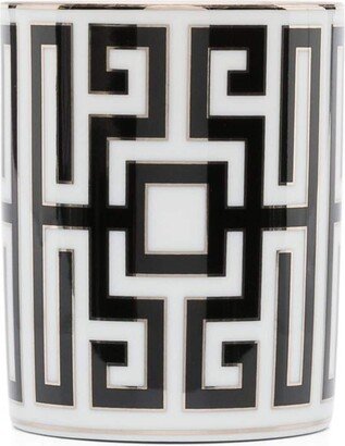 Geometric Print Candle