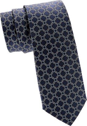 Saks Fifth Avenue Made in Italy Saks Fifth Avenue Men's Pattern Silk Tie