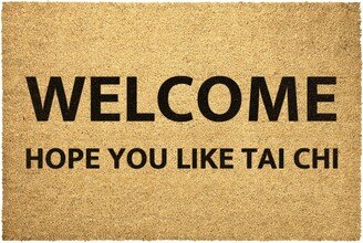 Tai Chi Doormat Outdoor Rug Coir Door Mat Hope You Like Decor Housewarming Home Summer Winter Christmas House Gift