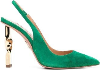 Twist 105mm slingback pumps