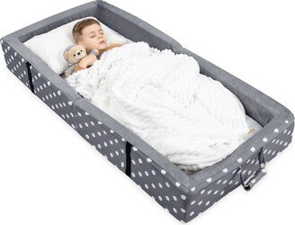 Milliard Portable Toddler Bed - Folds for Travel - gray - 48