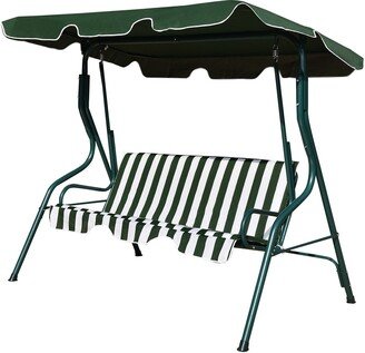 3 Seats Patio Canopy Swing - 67.5 x 43.3 x 60.5