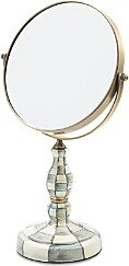 Mackenzie-Childs Sterling Check Enamel Vanity Mirror