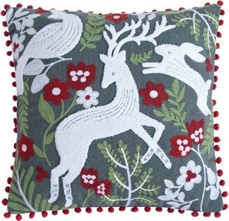 Bretton Woods Red Christmas Decorative Pillow - Levtex Home