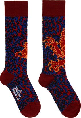 Multicolor Leopard Socks