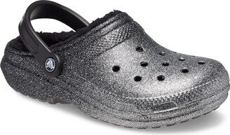 Classic Lined Clog - Glitter (Black/Sliver Glitter) Clog Shoes