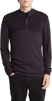 Newbury Half Zip Wool Sweater