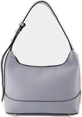 Loop Pebbled Zipped Hobo Bag-AA