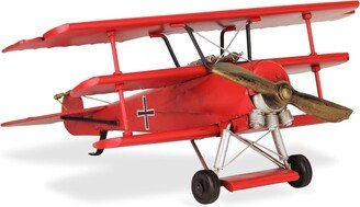 Red Metal 1917 Fokker Red Baron Tri Plane