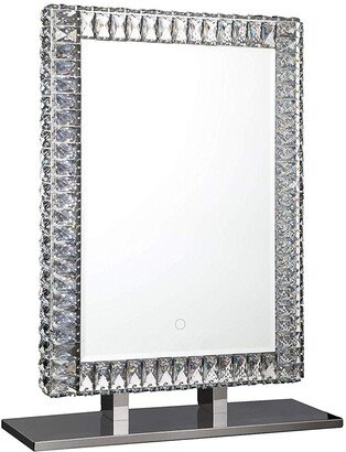 Volta Tri-Color Backlit LED Bathroom Vanity Mirror with Touch ON/Off Dimmer - Clear