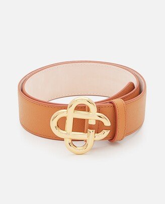 Logo Leather Belt-AB