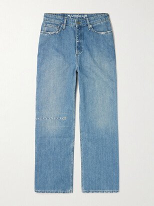 MANAAKI Rangi Straight-Leg Embroidered Jeans-AA