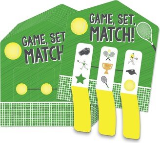 Big Dot Of Happiness You Got Served - Tennis Party Game Pickle Cards - Pull Tabs 3-in-a-Row 12 Count
