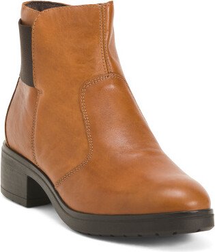 Leather Chelsea Booties for Women-AB