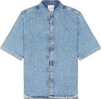 Santropi Soft Denim Shirt in Blue