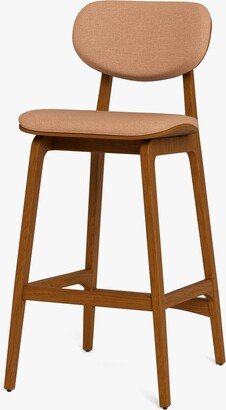 Scandinavian Bar Stool Heather Coral