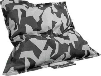 XL Gaming Floor Mat Bean Bag Gray Camo