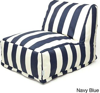 Indoor/Outdoor Vertical Stripe Bean Bag Chair Lounger