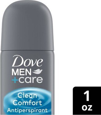 Dove Men+Care 72Hr Clean Comfort Travel Antiperspirant & Deodorant Dry Spray Trial Size - 1oz