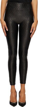 Lycra Logo Printed Leggings