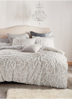 Chenille Rose Comforter & Sham Set