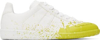 White Paint Replica Sneakers-AB