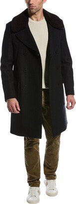 Slim Fit Wool-Blend Coat