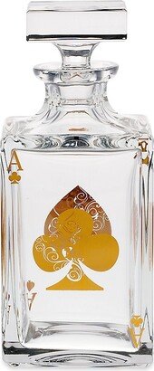 Poker Crystal Whisky Decanter