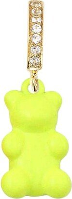 Adriana Pappas Designs Crystal Gummy Charm - Neon Yellow