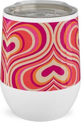 Travel Mugs: I Think I Love You - Red Stainless Steel Travel Tumbler, 12Oz, Red