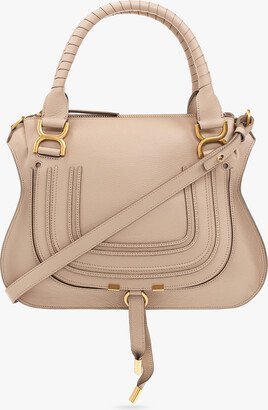 ‘Marcie Double Medium’ Shoulder Bag - Beige