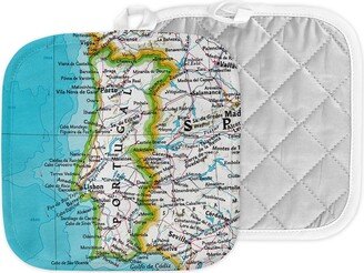 Portugal Map Hot Pad - Pot Holder Kitchen Airbnb