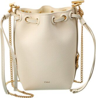 Marcie Micro Leather Bucket Bag-AB