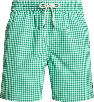 5.75-inch Traveler Classic Swim Trunk Swim Trunks Green