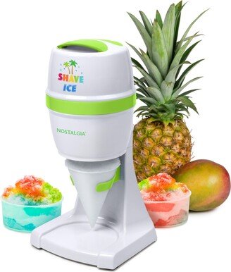 Nostalgia ESHVICE2HSI Electric Shave Ice & Snow Cone Maker - White/green