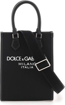 Logo Embossed Tote Bag-AG