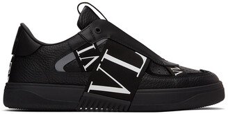 Black 'VL7N' Slip-On Sneakers