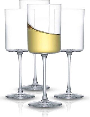 Claire Crystal Cylinder White Wine Glass - Set of 4