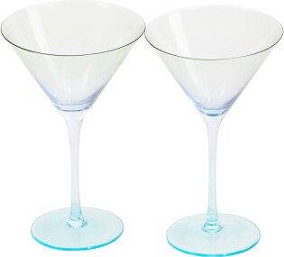 TJMAXX 2Pk Triple Tone Martini Glasses