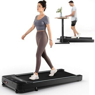 1HP Under-Desk Walking Treadmill Jogging Exercise Machine w/ Remote Controller