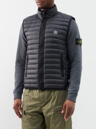 Logo-patch Quilted Down Gilet-AD