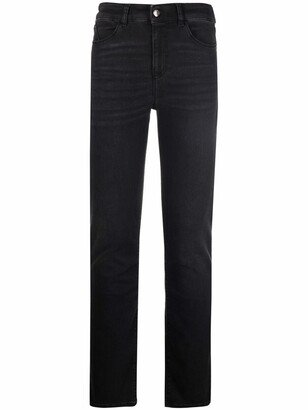 Logo-Patch Skinny Trousers-AA