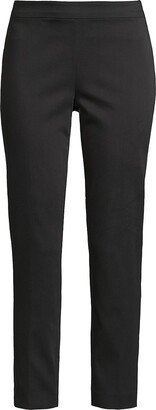 Stretch-Cotton Ankle Pants