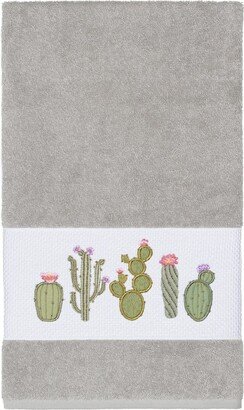 Light Grey Mila Embellished Bath Towel