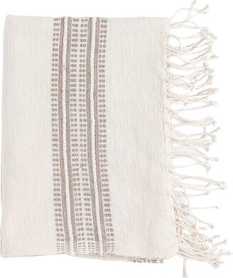 Acacia Creations Aden Cotton Bath Towel Natural + Stone