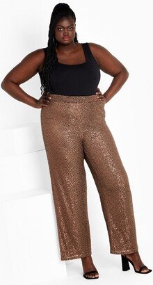 Women's Plus Size Avery Sequin Pant - - 18W