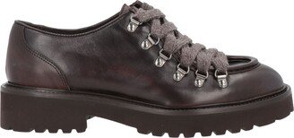 Lace-up Shoes Dark Brown-AF