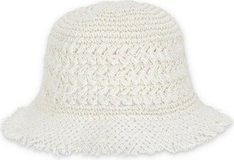 Knitted Woven Bucket Hat