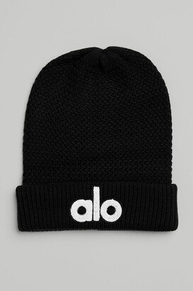 Cool Skies Beanie Hat in Black