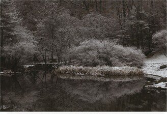 Kurt Shaffer Photographs Serene Winter Scene Canvas Art - 36.5 x 48